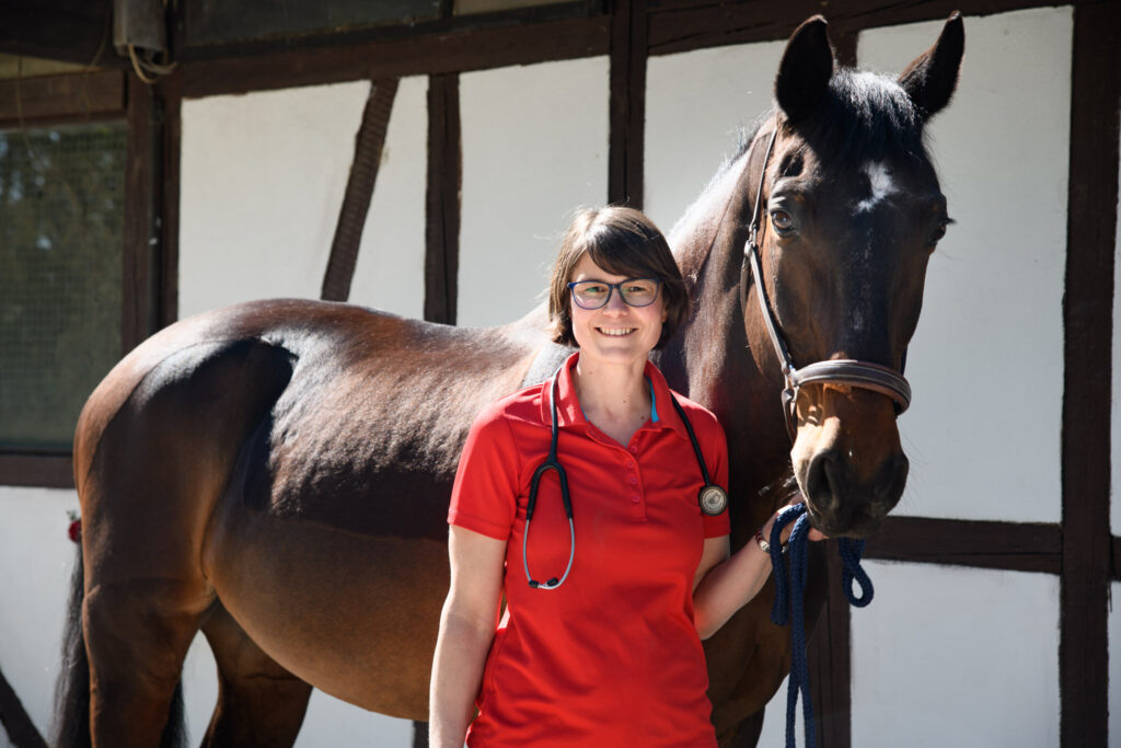 Dr. Kanter und Pferd